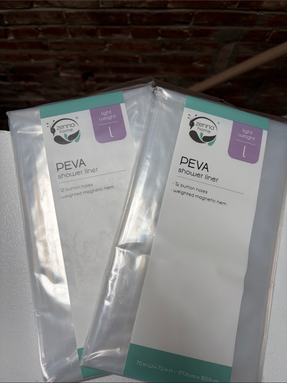 PEVA Shower Liner - Clear